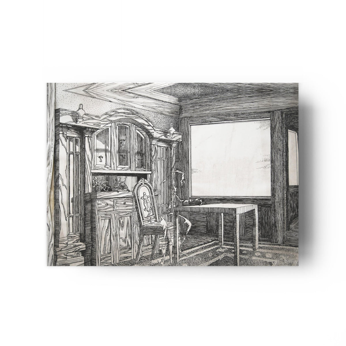 Ethereal Solitude art print without display clips or strings