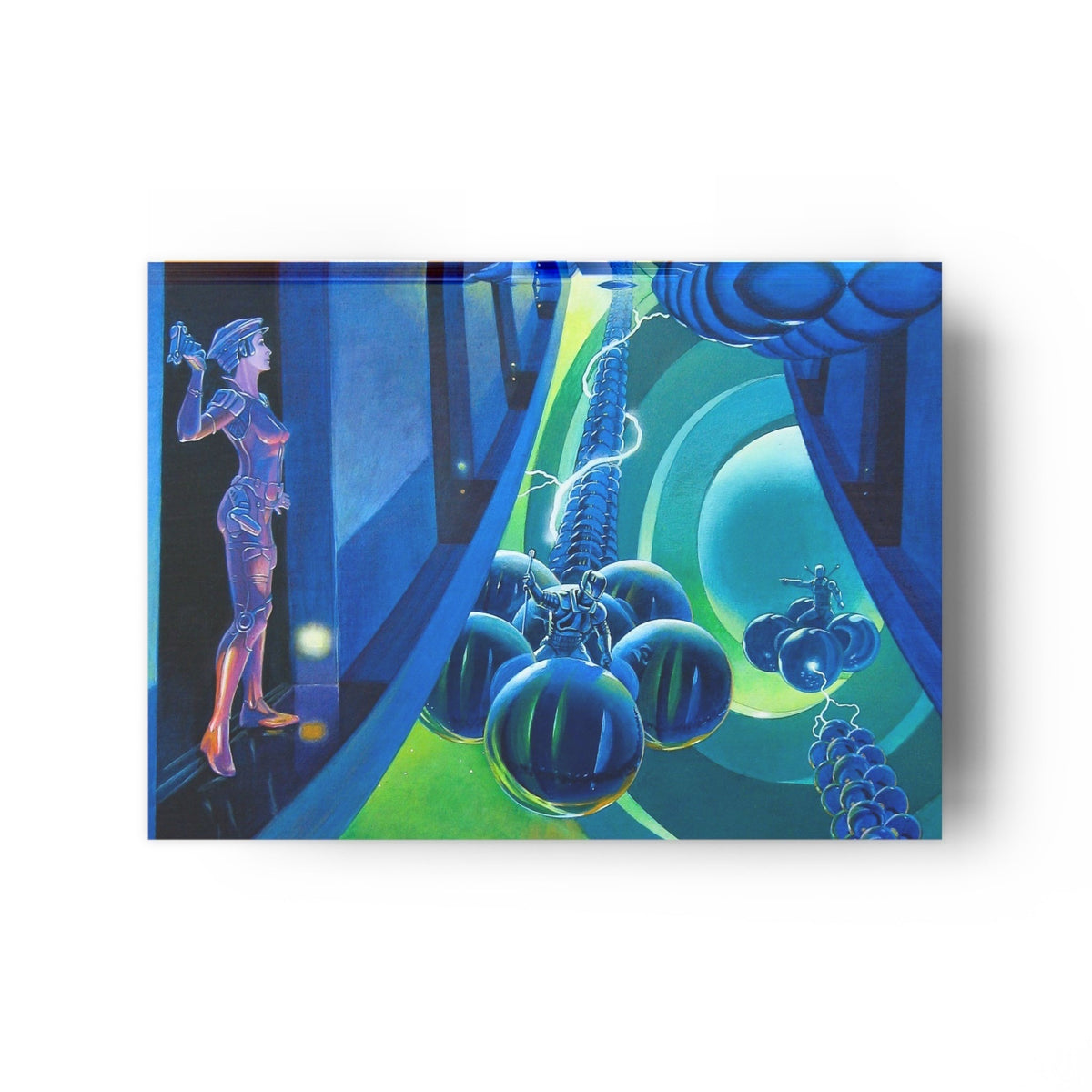 Hidden Danger art print without display clips or strings