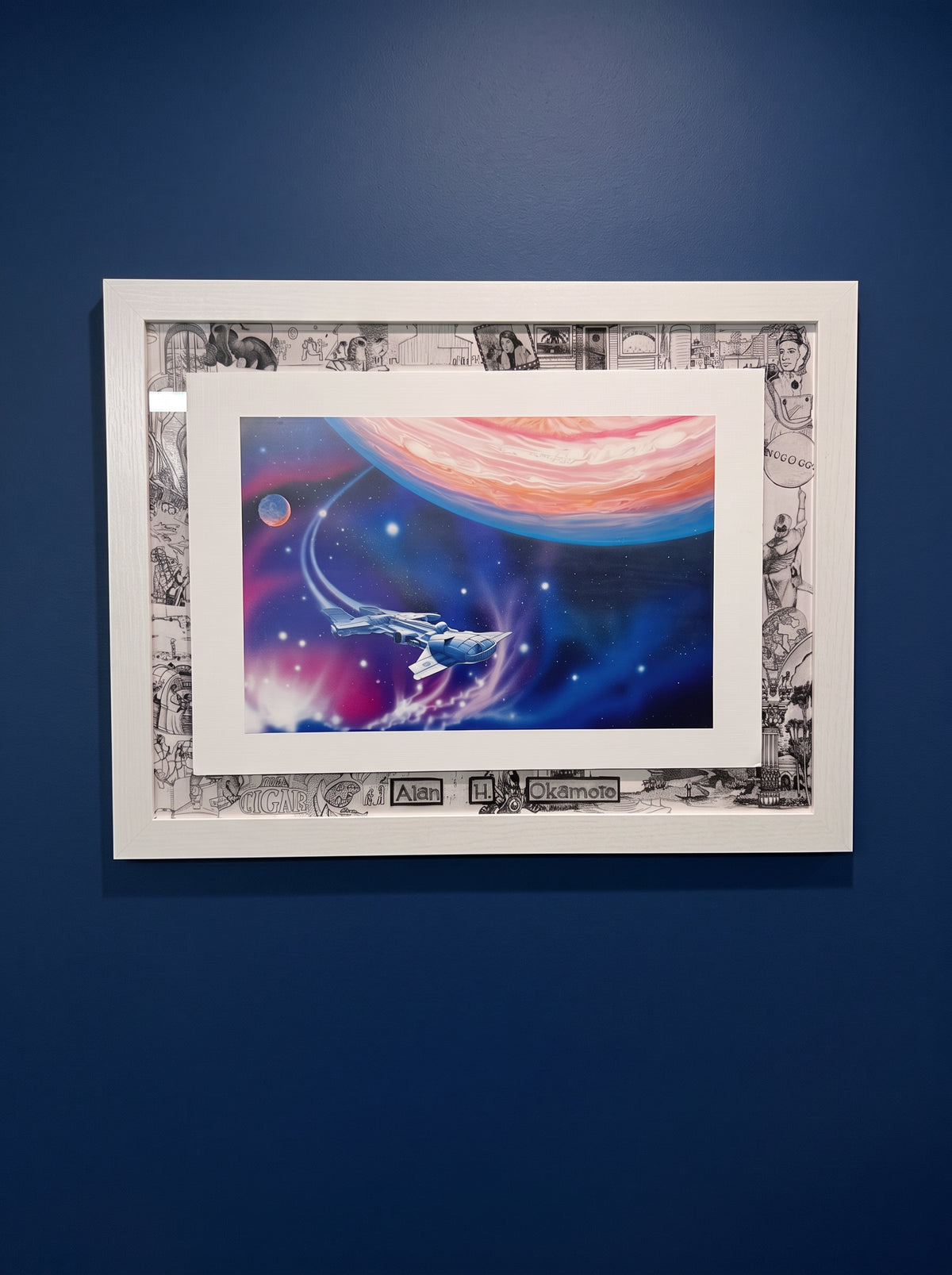 Starship — framed print by Alan Okamoto