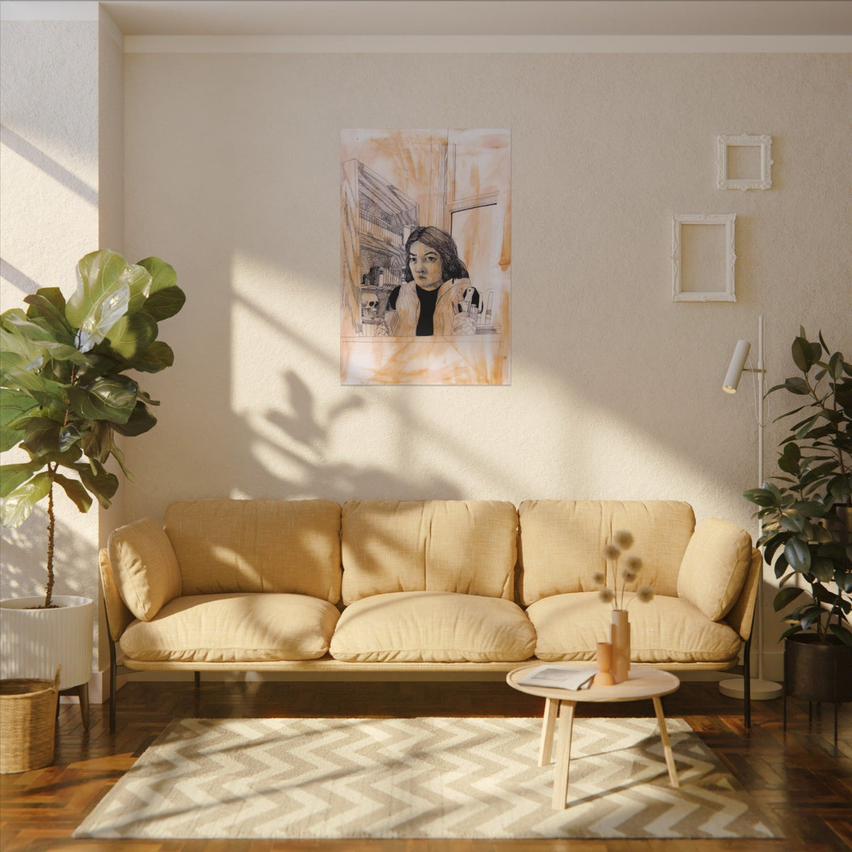 Alan Okamoto (self-portrait) / Matte Canvas