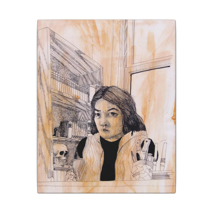 Alan Okamoto (self-portrait) / Matte Canvas