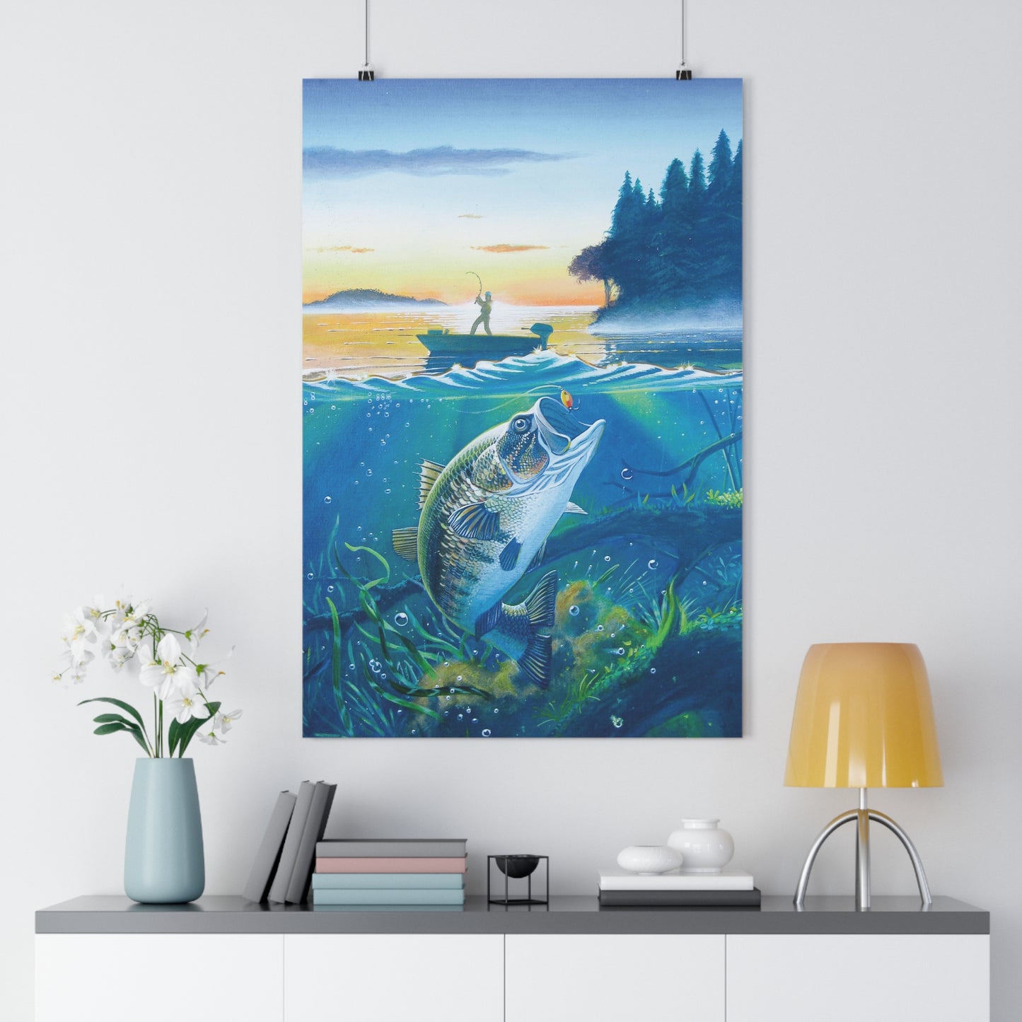 Lure, Hook, & Reel