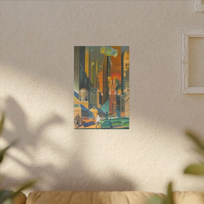 Orange City / Matte Canvas