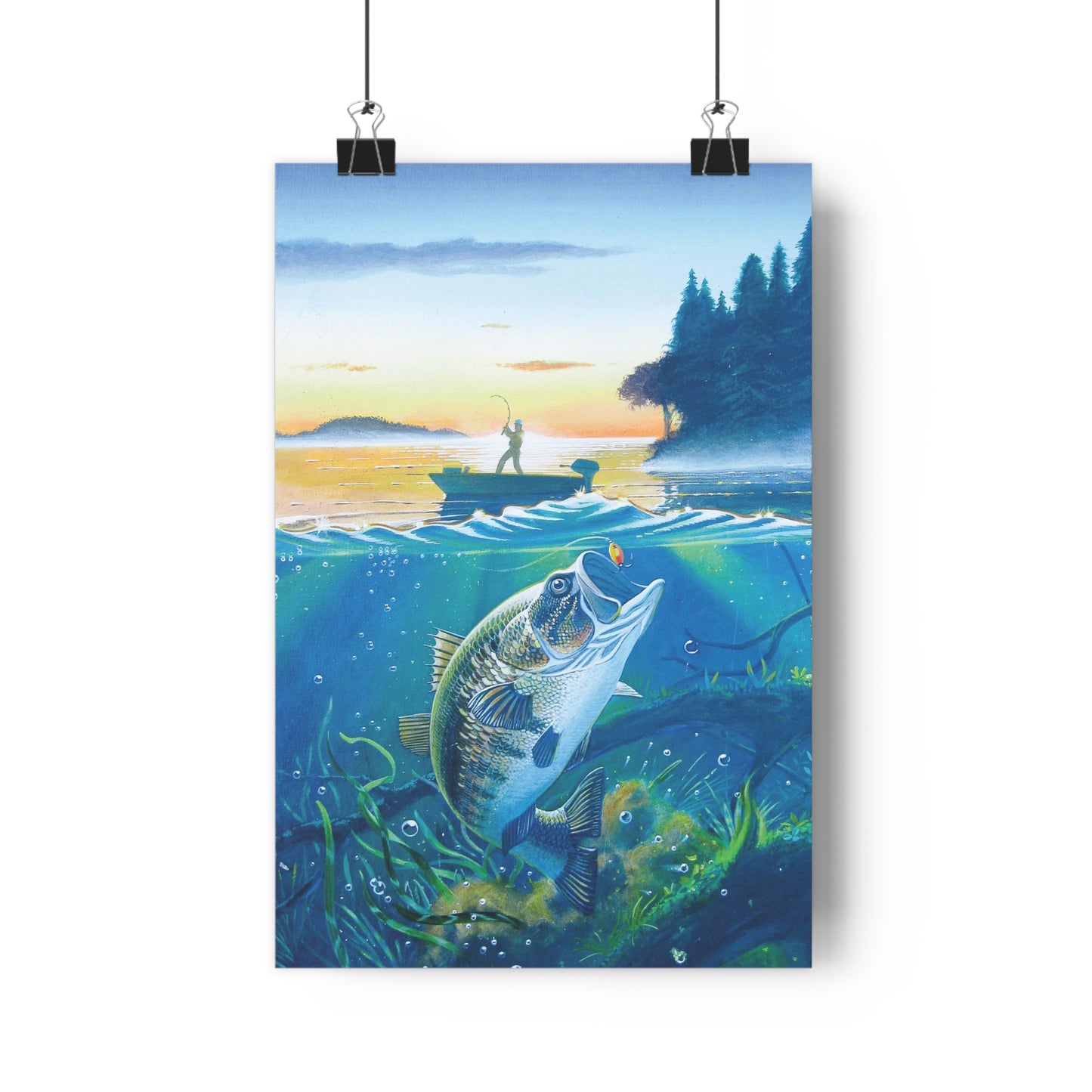 Lure, Hook, & Reel