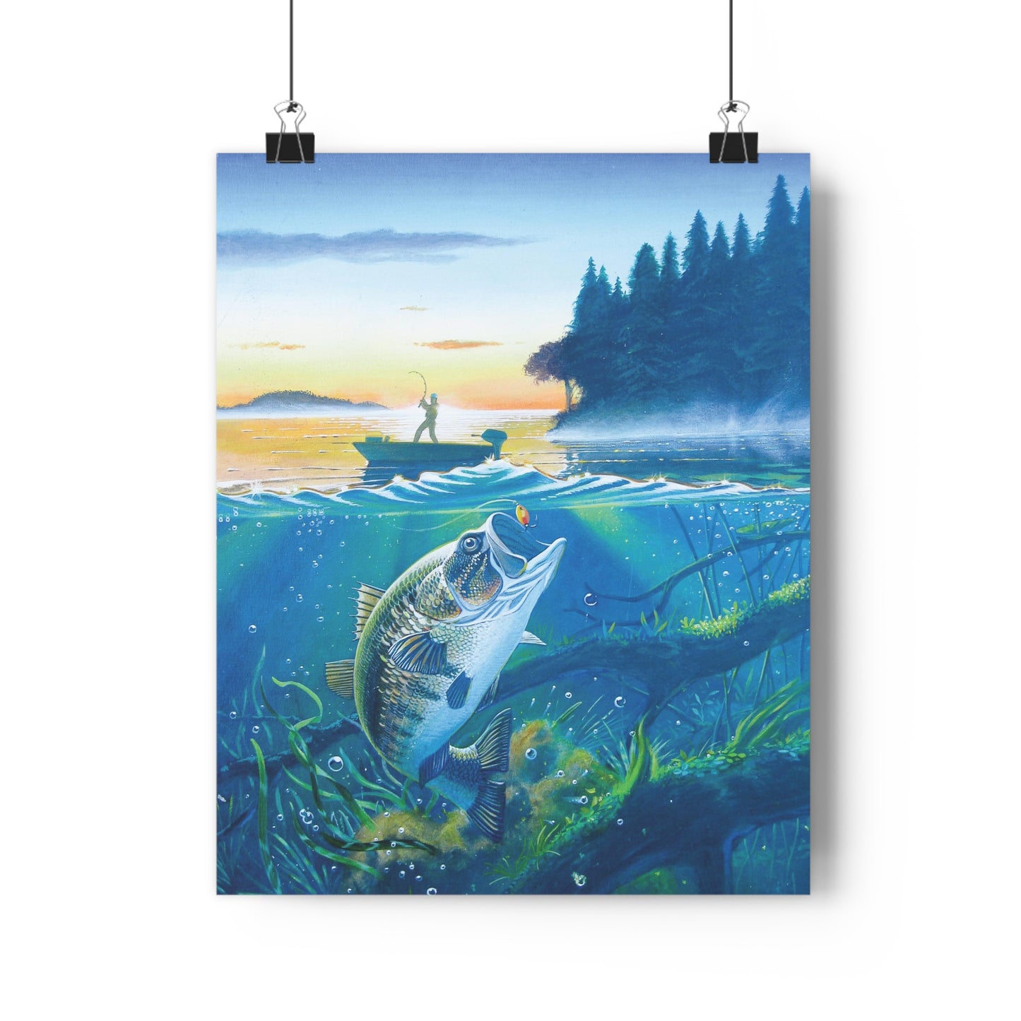 Lure, Hook, & Reel