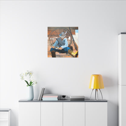 Biscuits and Bullets / Matte Canvas