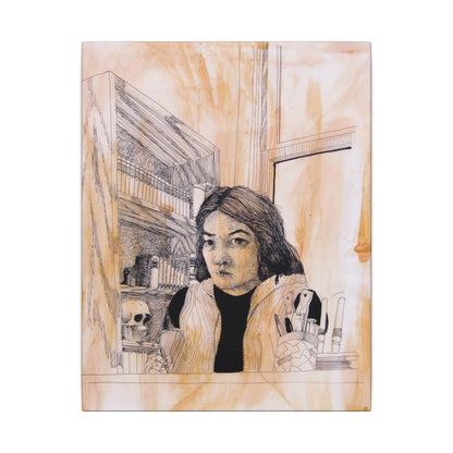 Alan Okamoto (self-portrait) / Matte Canvas