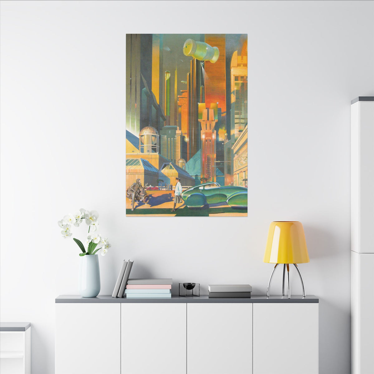 Orange City / Matte Canvas