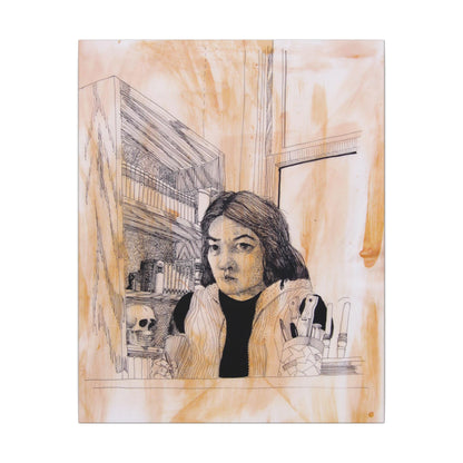 Alan Okamoto (self-portrait) / Matte Canvas