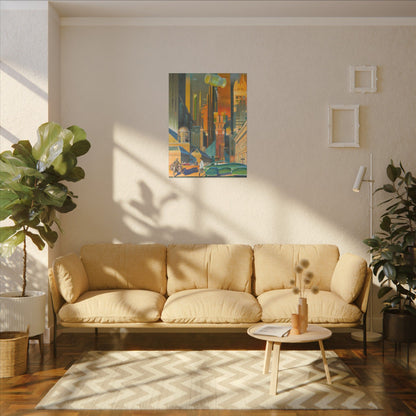 Orange City / Matte Canvas