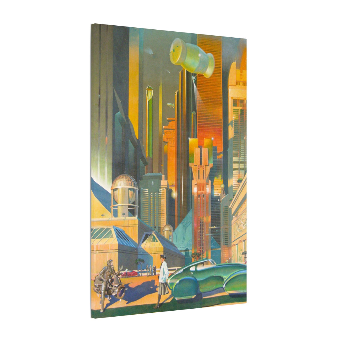 Orange City / Matte Canvas