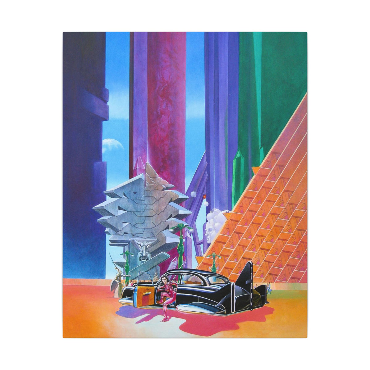Ruby Noir / Matte Canvas