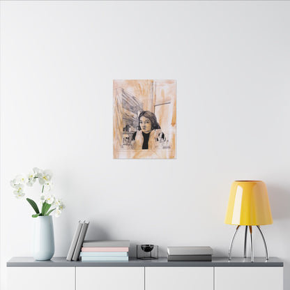 Alan Okamoto (self-portrait) / Matte Canvas