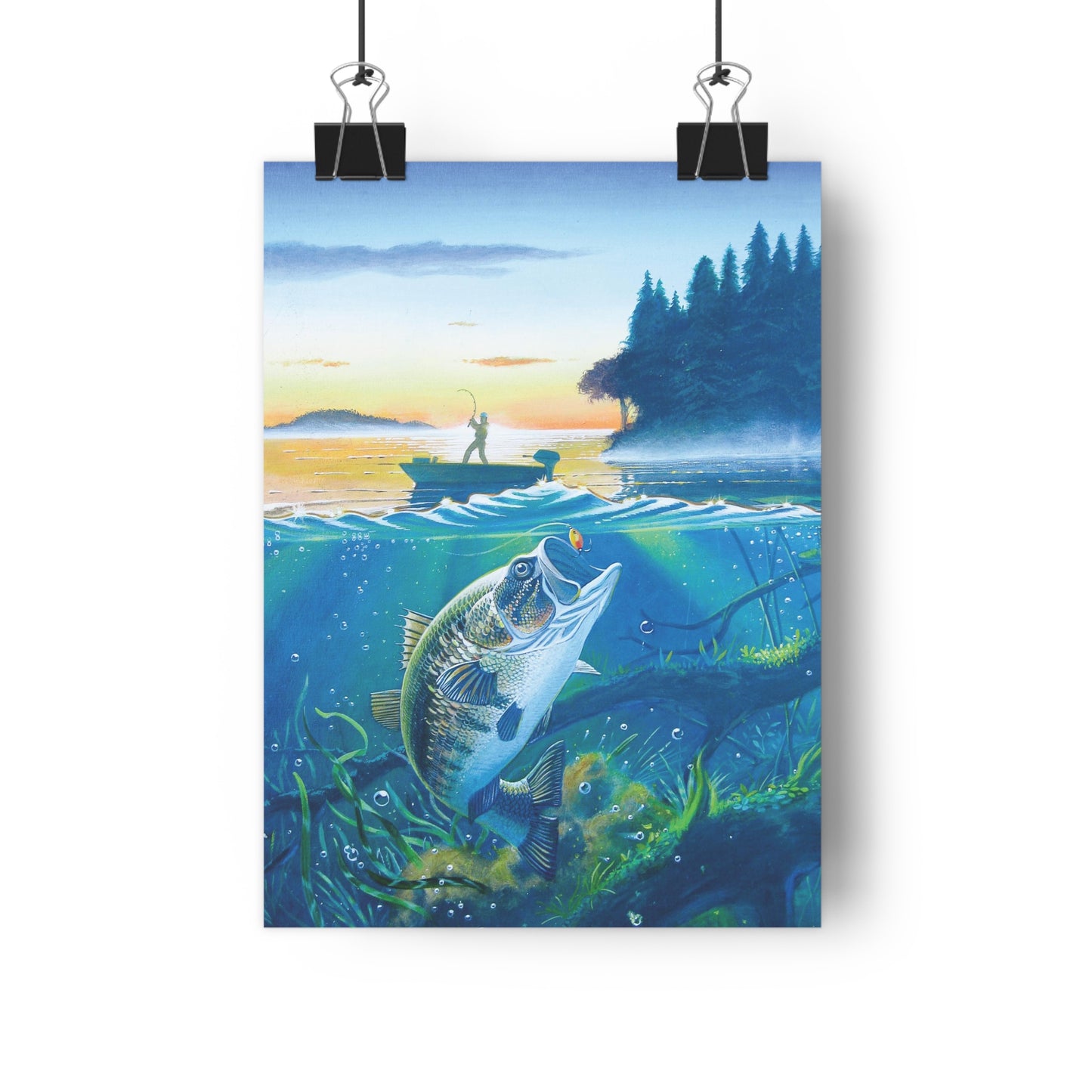 Lure, Hook, & Reel