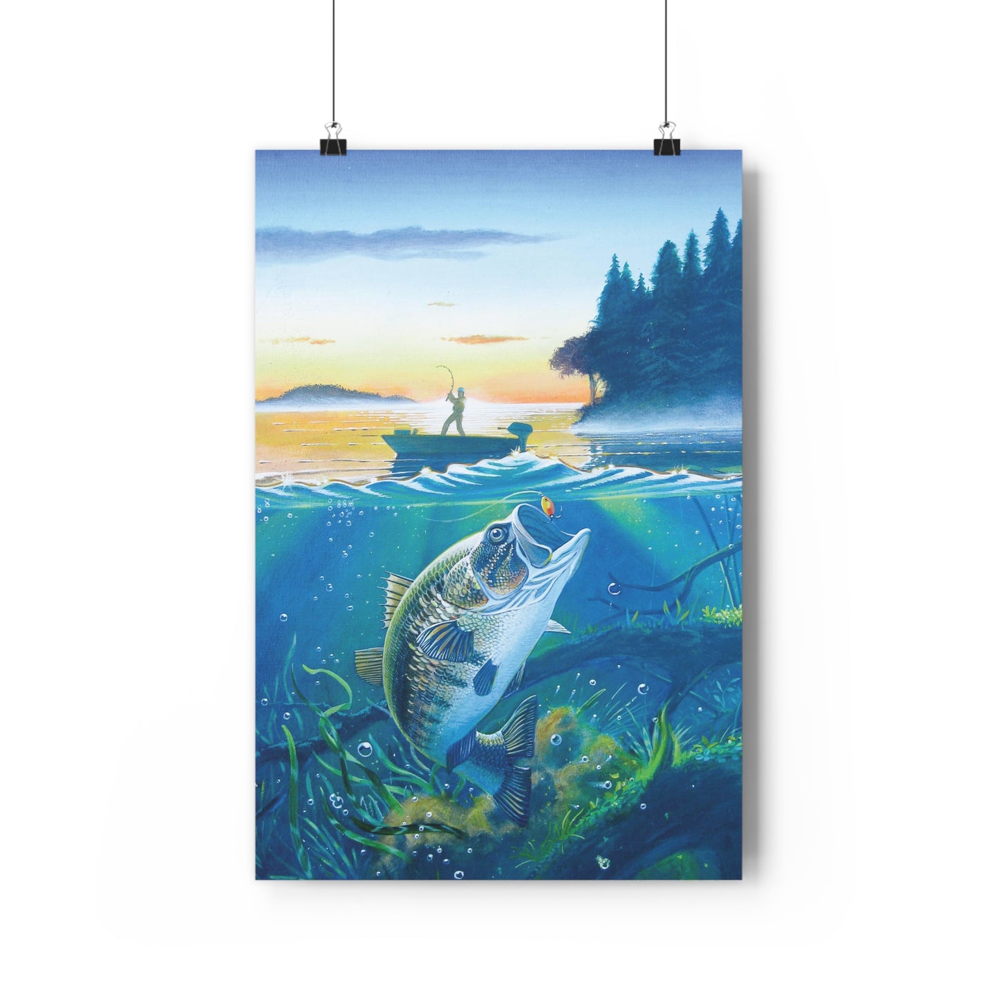 Lure, Hook, & Reel