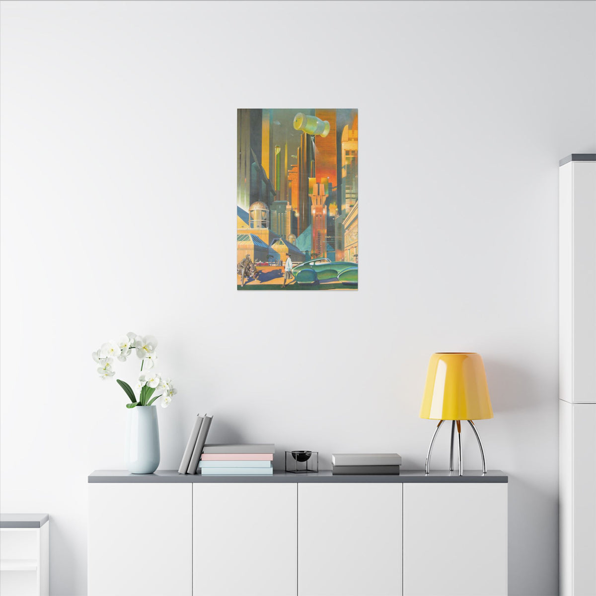 Orange City / Matte Canvas