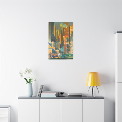 Orange City / Matte Canvas