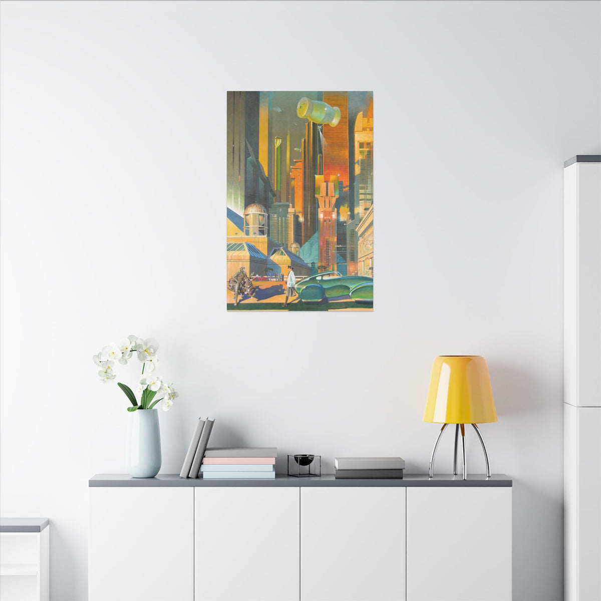Orange City / Matte Canvas