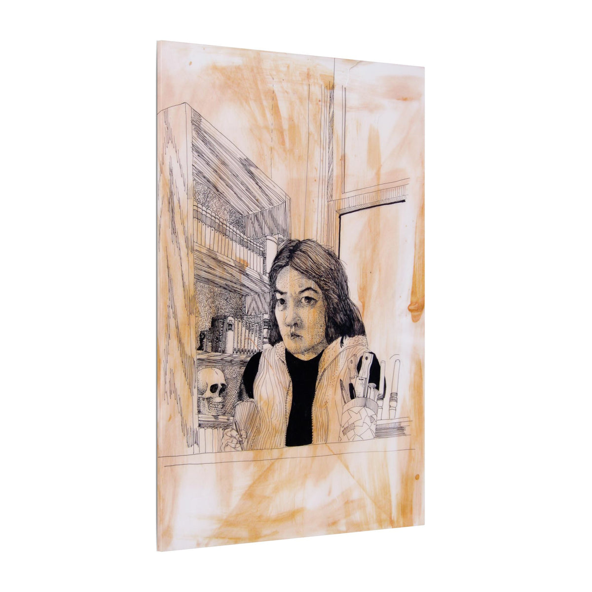 Alan Okamoto (self-portrait) / Matte Canvas