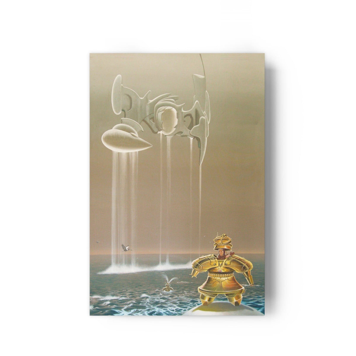 Oceanfall art print without display clips or strings